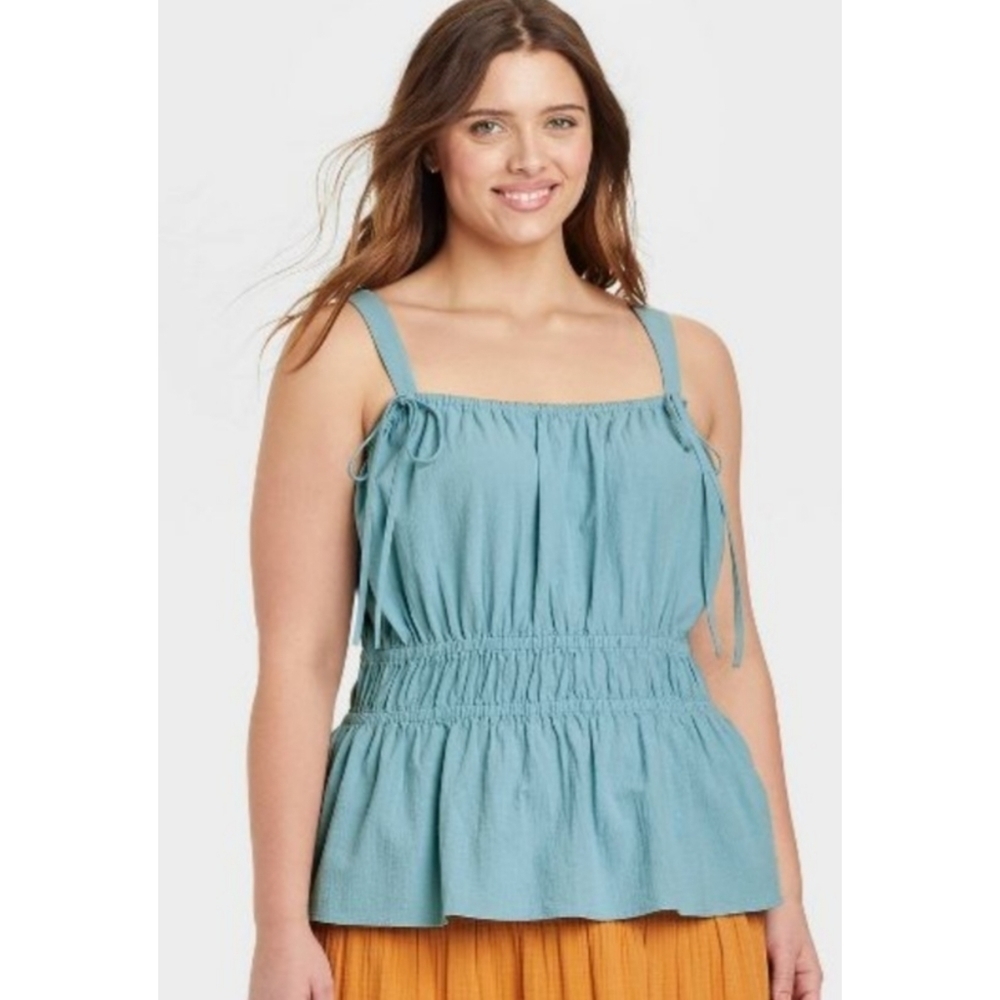 Universal Thread Sleeveless Peplum Tank Top